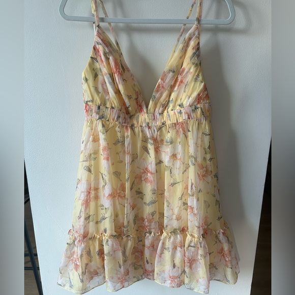 Mac Duggal Empire Waist Ruffled Mini Dress Size 6 NWT - Picture 5 of 8